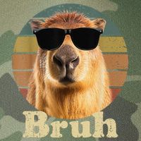 Capybara Bruh Funny Capybara Love Legacy Tie Dye Trucker Hat