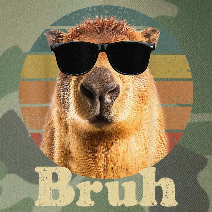 Capybara Bruh Funny Capybara Love Legacy Tie Dye Trucker Hat