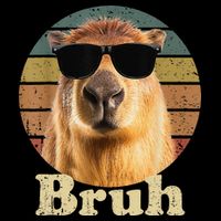 Capybara Bruh Funny Capybara Love Backpack