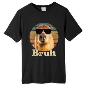 Capybara Bruh Funny Capybara Love Tall Fusion ChromaSoft Performance T-Shirt