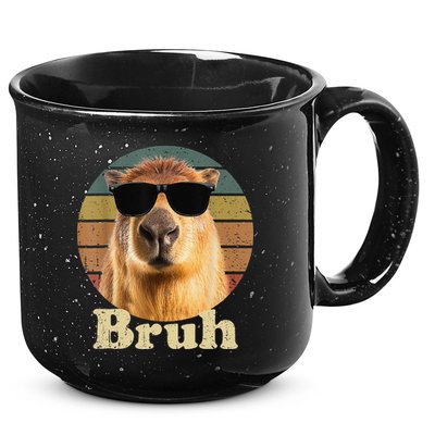 Capybara Bruh Funny Capybara Love 15oz Campfire Ceramic Mug
