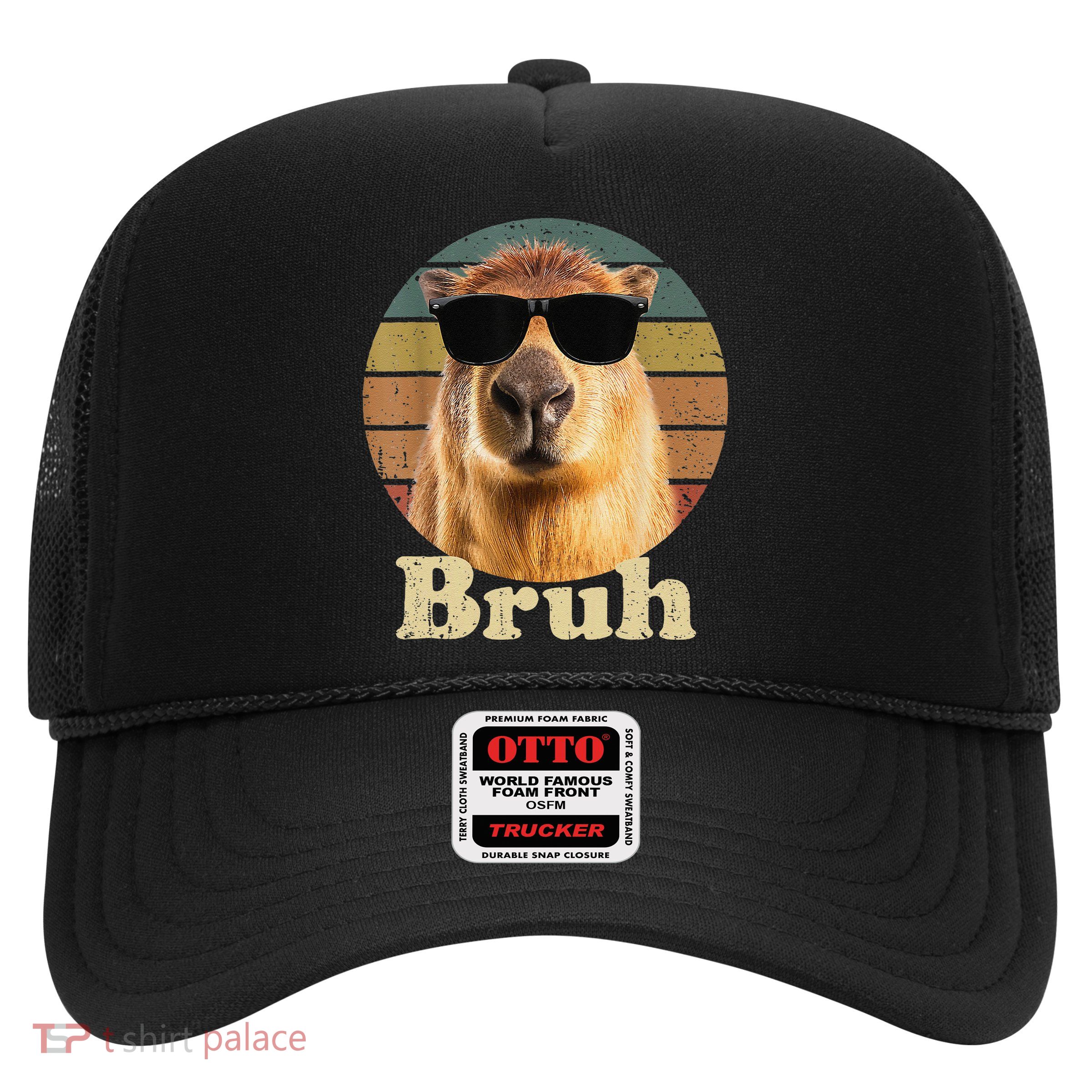 Capybara Bruh Funny Capybara Love Trucker Hat