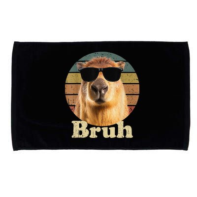 Capybara Bruh Funny Capybara Love Microfiber Hand Towel