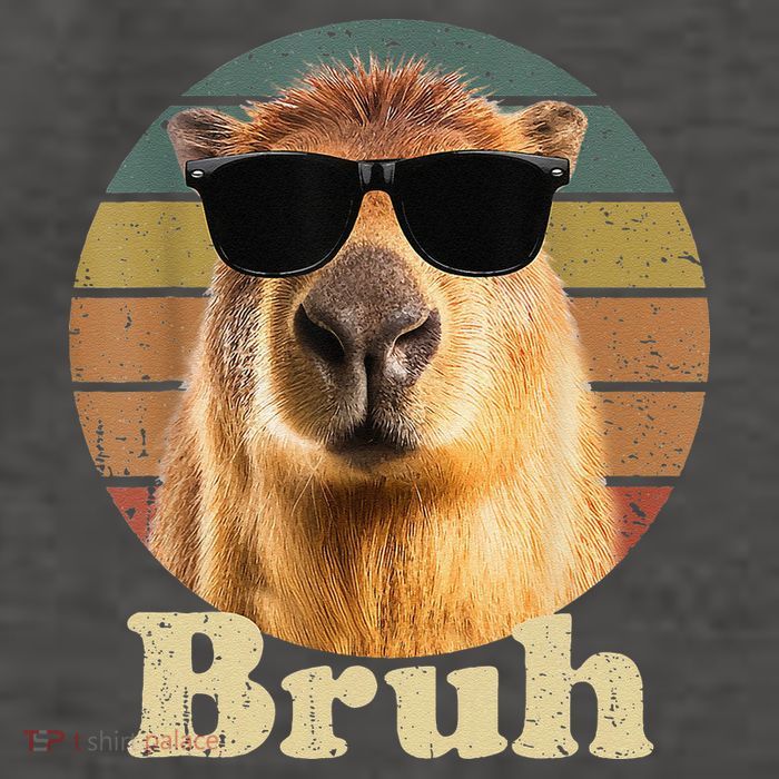 Capybara Bruh Funny Capybara Love Vector Backpack