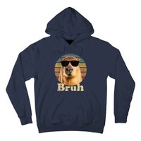 Capybara Bruh Funny Capybara Love Hoodie