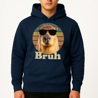 Capybara Bruh Funny Capybara Love Hoodie