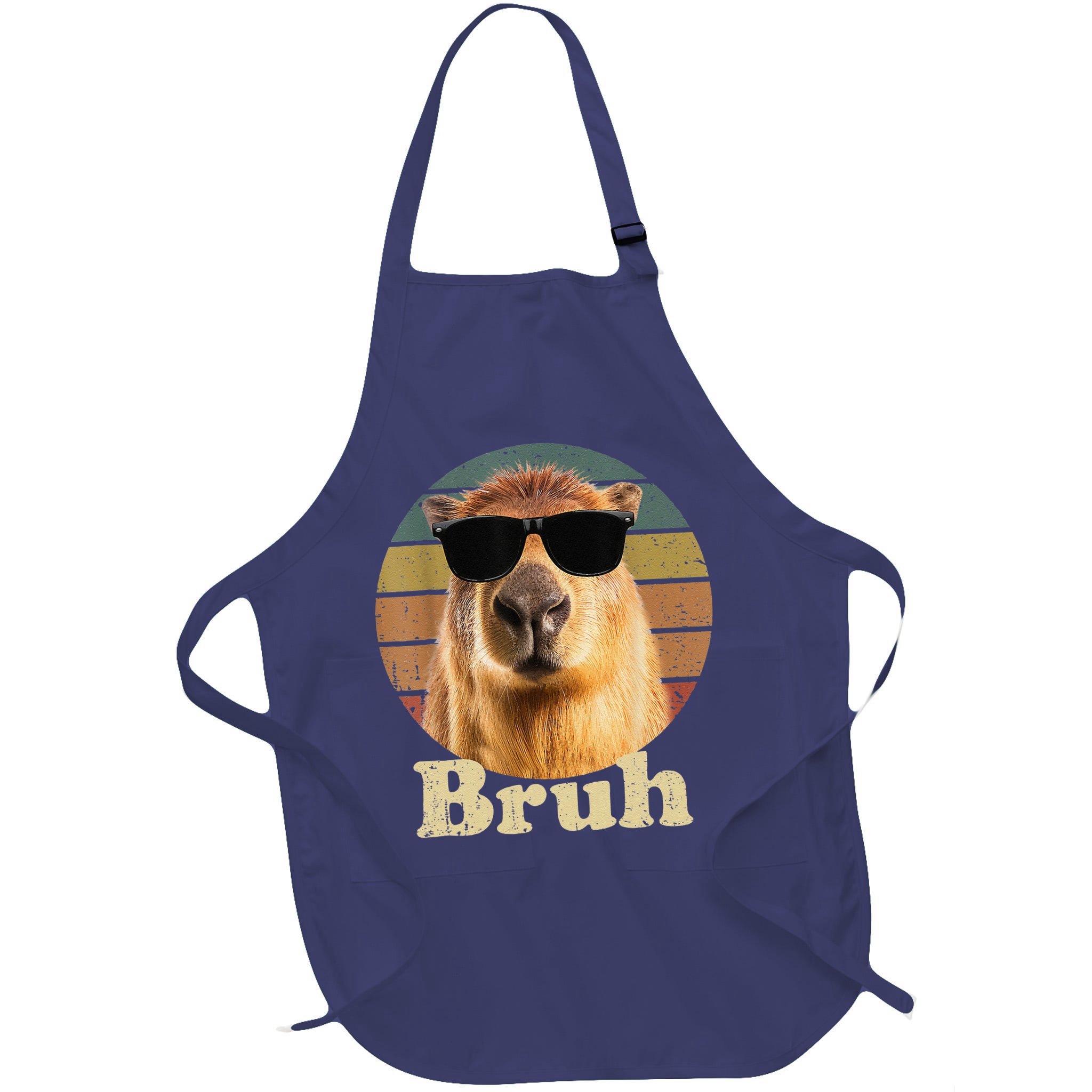 Capybara Bruh Funny Capybara Love Apron