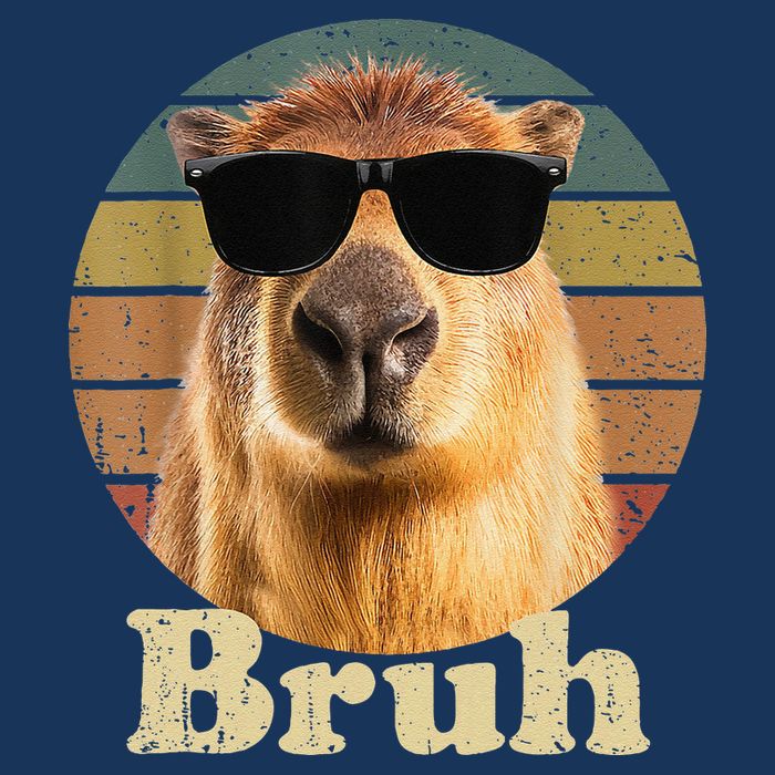 Capybara Bruh Funny Capybara Love Bucket Hat