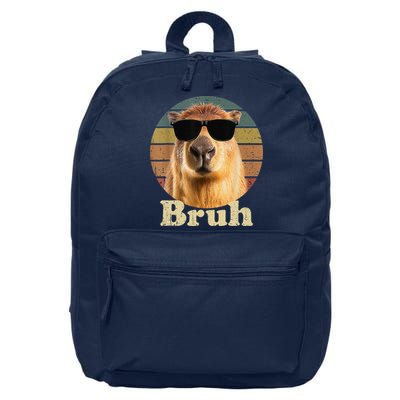 Capybara Bruh Funny Capybara Love 16 in Basic Backpack