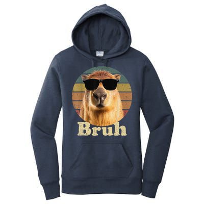 Capybara Bruh Funny Capybara Love Women's Pullover Hoodie