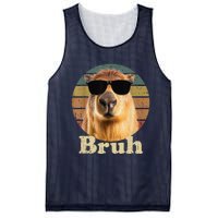 Capybara Bruh Funny Capybara Love Mesh Reversible Basketball Jersey Tank