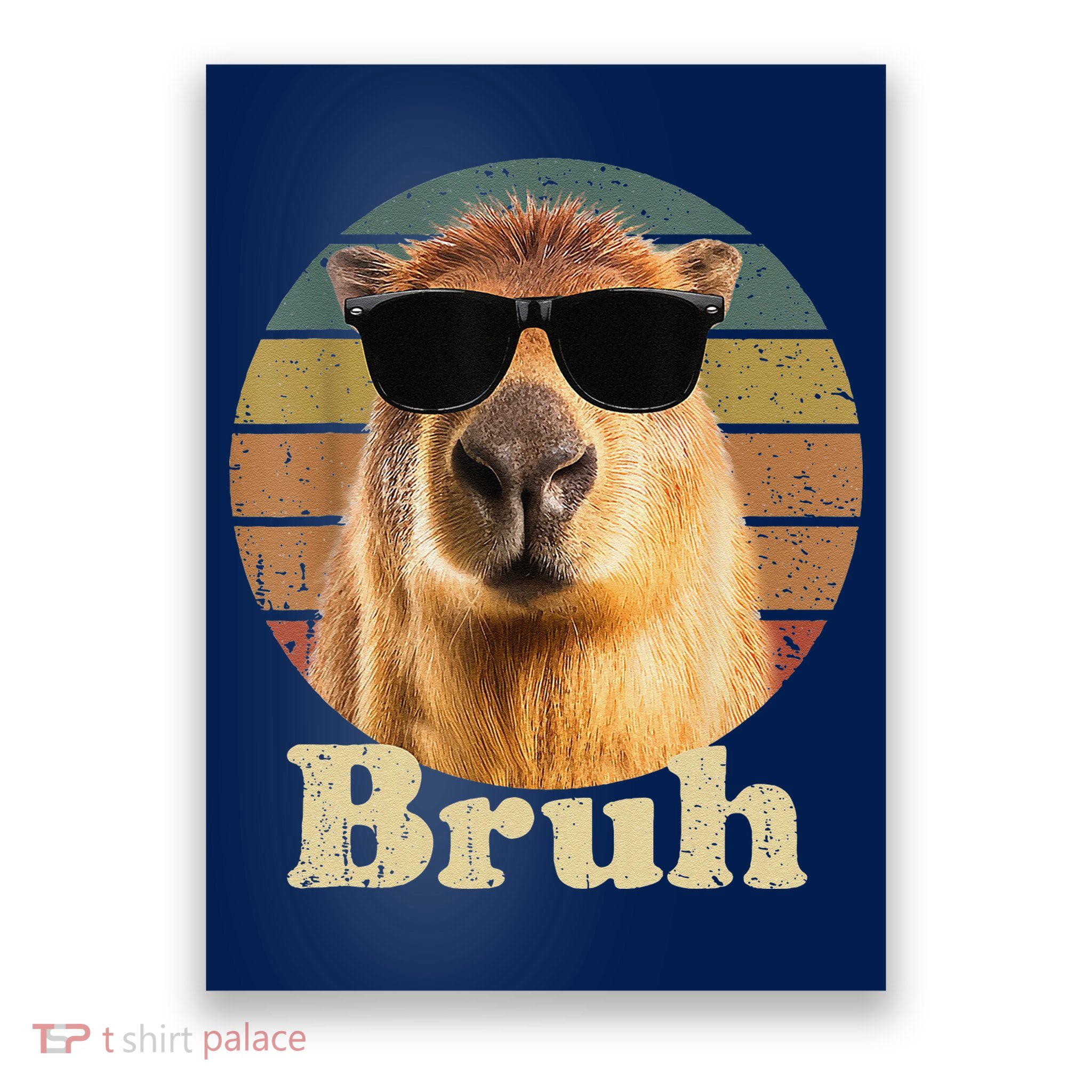 Capybara Bruh Funny Capybara Love Poster