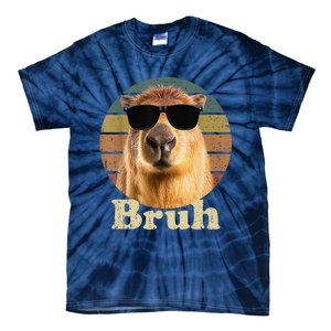 Capybara Bruh Funny Capybara Love Tie-Dye T-Shirt