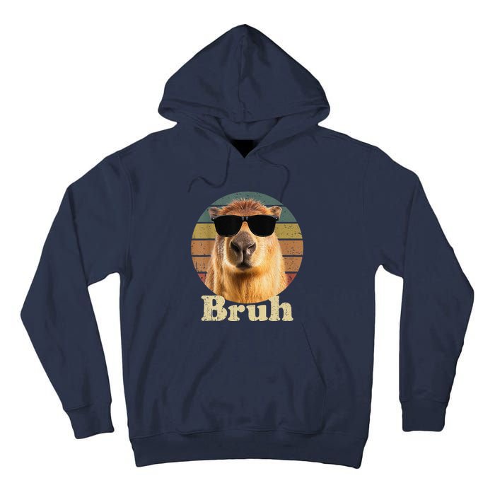 Capybara Bruh Funny Capybara Love Tall Hoodie