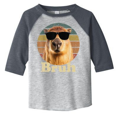 Capybara Bruh Funny Capybara Love Toddler Fine Jersey T-Shirt