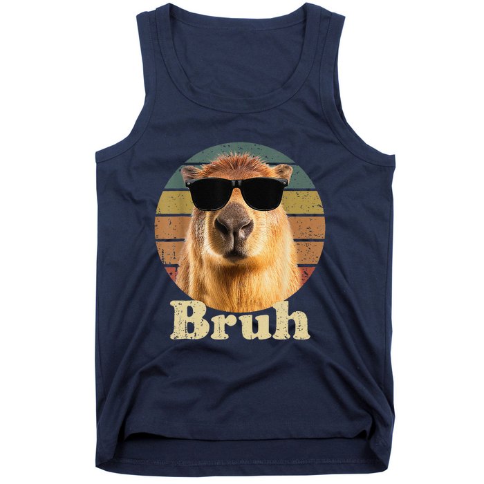 Capybara Bruh Funny Capybara Love Tank Top