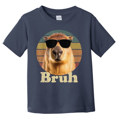 Capybara Bruh Funny Capybara Love Toddler T-Shirt