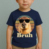 Capybara Bruh Funny Capybara Love Toddler T-Shirt