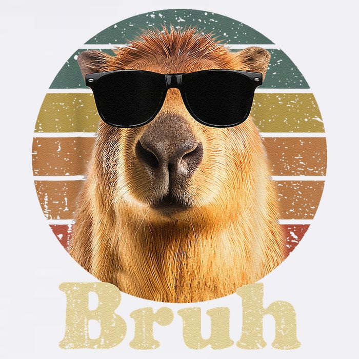 Capybara Bruh Funny Capybara Love Garment-Dyed Sweatshirt