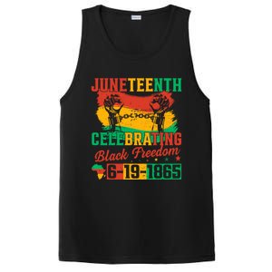 Celebrating Black Freedom 1865 Juneteenth African American Gift PosiCharge Competitor Tank