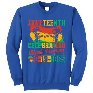 Celebrating Black Freedom 1865 Juneteenth African American Gift Sweatshirt