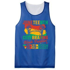 Celebrating Black Freedom 1865 Juneteenth African American Gift Mesh Reversible Basketball Jersey Tank