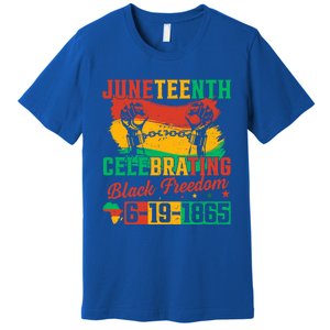 Celebrating Black Freedom 1865 Juneteenth African American Gift Premium T-Shirt