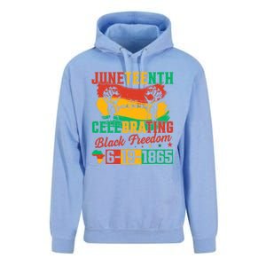 Celebrating Black Freedom 1865 Juneteenth African American Gift Unisex Surf Hoodie