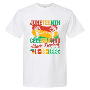 Celebrating Black Freedom 1865 Juneteenth African American Gift Garment-Dyed Heavyweight T-Shirt