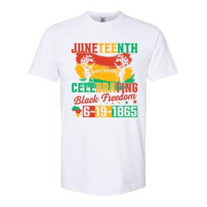 Celebrating Black Freedom 1865 Juneteenth African American Gift Softstyle CVC T-Shirt