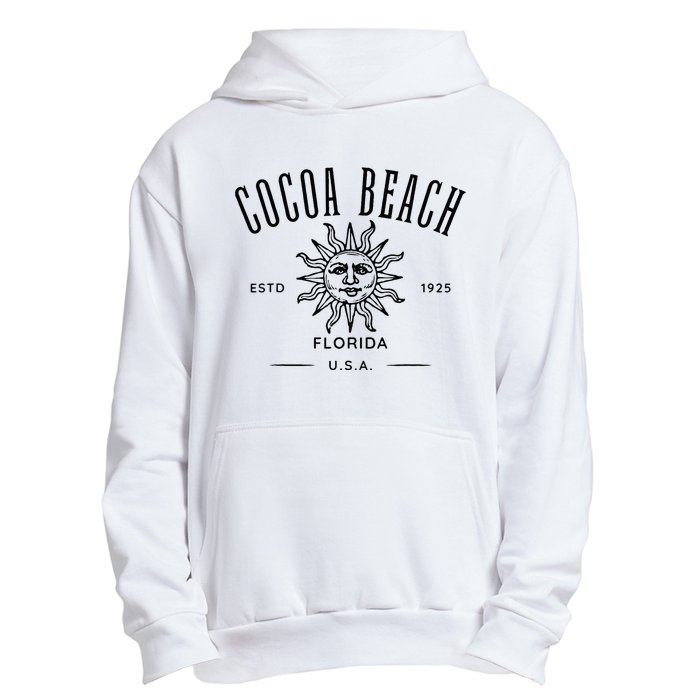 Cocoa Beach Florida Retro Souvenir Urban Pullover Hoodie