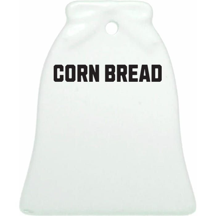 Corn Bread Funny Costume Halloween Ceramic Bell Ornament