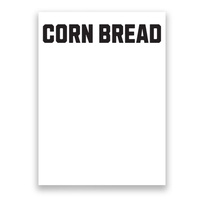 Corn Bread Funny Costume Halloween Poster