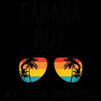 Cabana Boy Funny Summer Pool Party Bartender Bartending 16oz Travel Tumbler