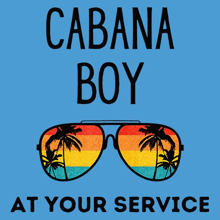 Cabana Boy Funny Summer Pool Party Bartender Bartending Tie Dye Hoodie