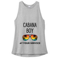 Cabana Boy Funny Summer Pool Party Bartender Bartending Ladies PosiCharge Tri-Blend Wicking Tank