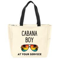 Cabana Boy Funny Summer Pool Party Bartender Bartending Zip Tote Bag
