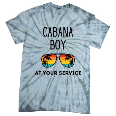 Cabana Boy Funny Summer Pool Party Bartender Bartending Tie-Dye T-Shirt