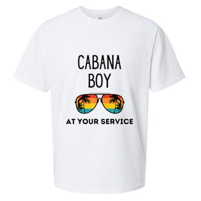 Cabana Boy Funny Summer Pool Party Bartender Bartending Sueded Cloud Jersey T-Shirt