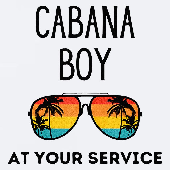 Cabana Boy Funny Summer Pool Party Bartender Bartending Sueded Cloud Jersey T-Shirt