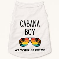 Cabana Boy Funny Summer Pool Party Bartender Bartending Doggie Tank