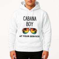 Cabana Boy Funny Summer Pool Party Bartender Bartending Hoodie