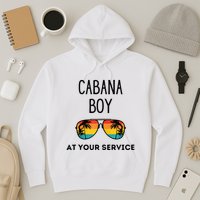 Cabana Boy Funny Summer Pool Party Bartender Bartending Hoodie
