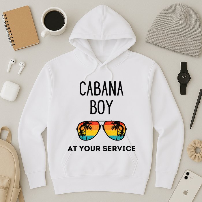 Cabana Boy Funny Summer Pool Party Bartender Bartending Hoodie
