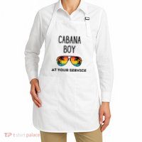 Cabana Boy Funny Summer Pool Party Bartender Bartending Apron