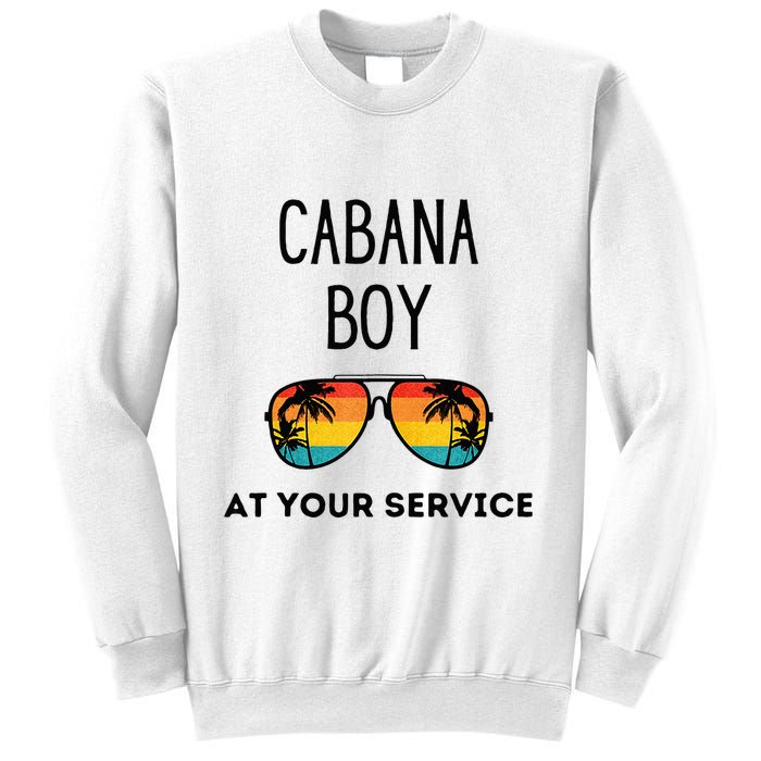 Cabana Boy Funny Summer Pool Party Bartender Bartending Sweatshirt