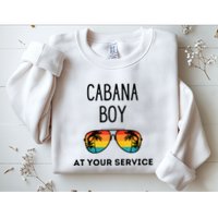Cabana Boy Funny Summer Pool Party Bartender Bartending Sweatshirt