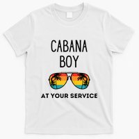 Cabana Boy Funny Summer Pool Party Bartender Bartending T-Shirt