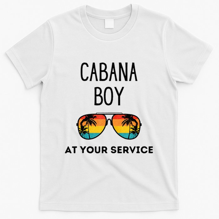 Cabana Boy Funny Summer Pool Party Bartender Bartending T-Shirt