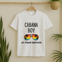 Cabana Boy Funny Summer Pool Party Bartender Bartending T-Shirt